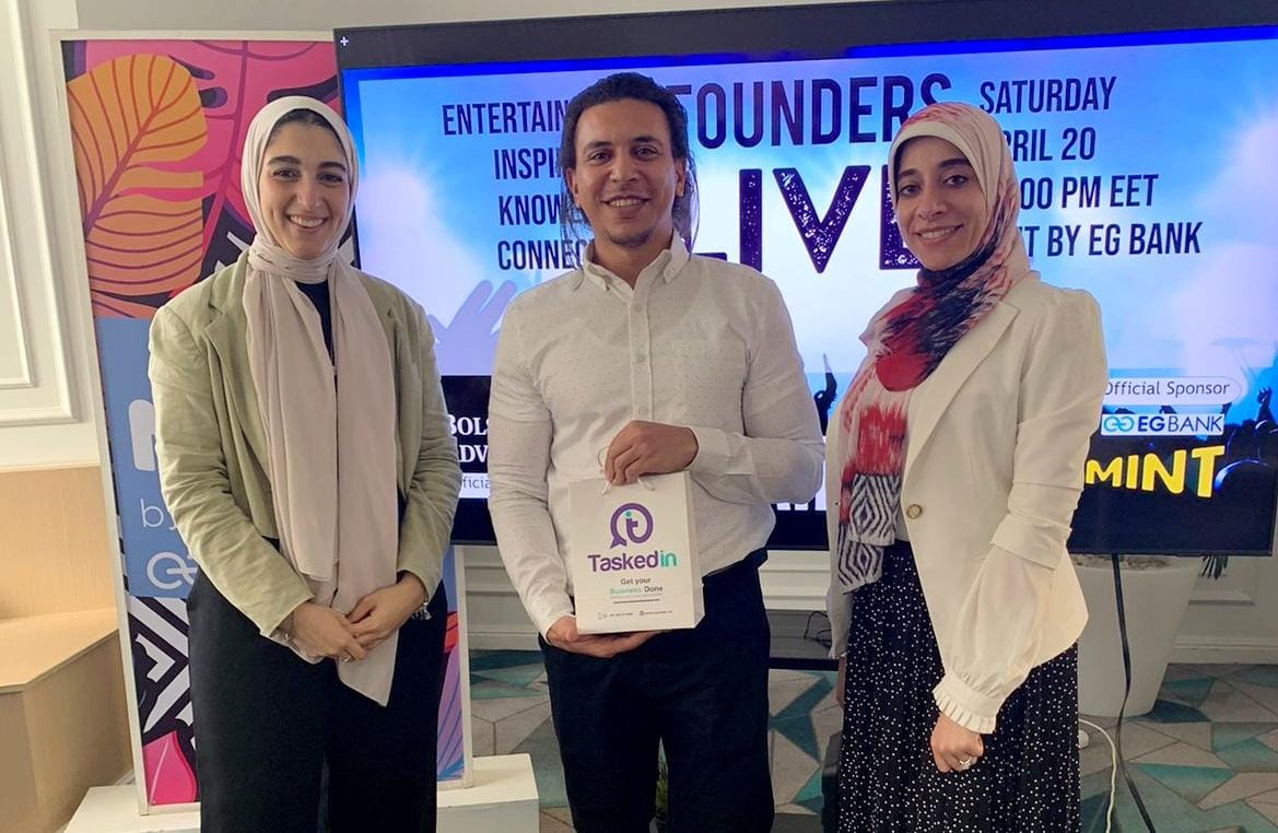 تاسكد ان يفوز بالمركز الأول في مسابقة Founders Live Cairo لرواد الأعمال