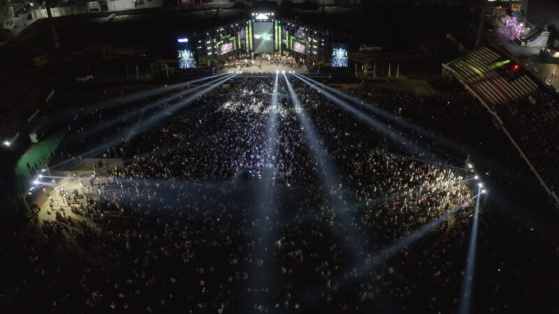 عدوية ورامى جمال والبحراوى يتألقون في حفل City festival شبين الكوم