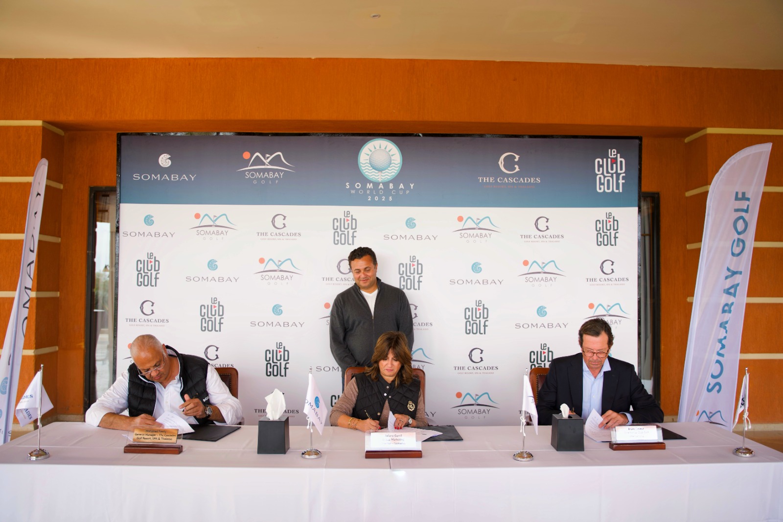 شراكة بين سوما باى، منتجع “The Cascades Golf Resort, Spa & Thalasso”، و”Le Club Golf” لإقامة نهائيات كأس العالم للجولف في مصر