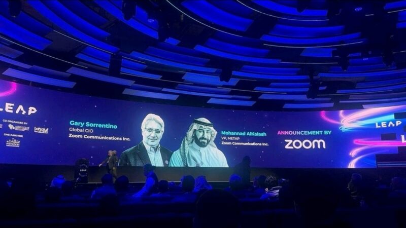   زووم ZOOM تعلن استثمار 75 مليون دولار في السعودية وتستعرض أحدث ابتكاراتها خلال مشاركتها في مؤتمر ليب 2025 LEAP