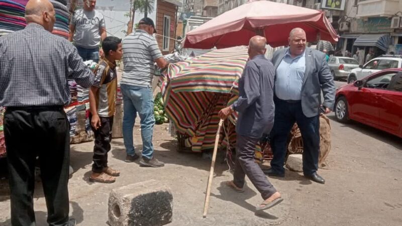 رئيس حى مصر الجديدة يستجيب بشان التضرر من اشغالات ش هارون الرشيد