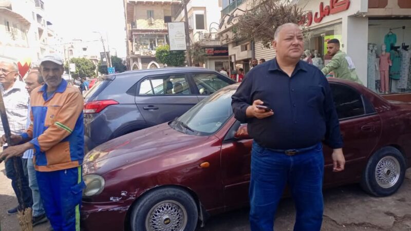 رئيس حى مصر الجديدة يستجيب بشان لرفع الاشغالات والمخلفات بشوارع الحي