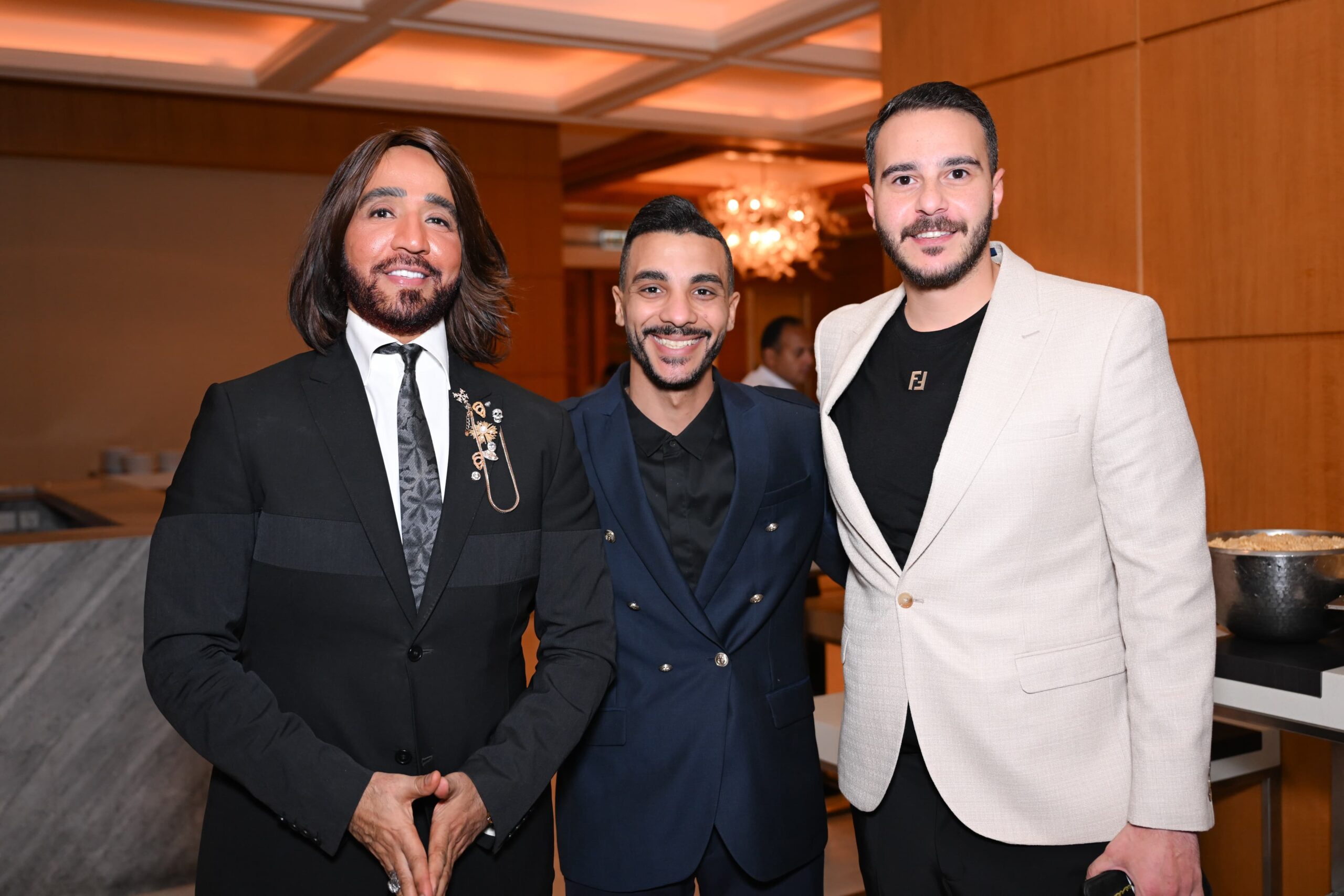 رامي صبري والنجوم يحتفلون بعيد زواج المهندس محمد عطا وسيدة الأعمال فاطمة المهدى