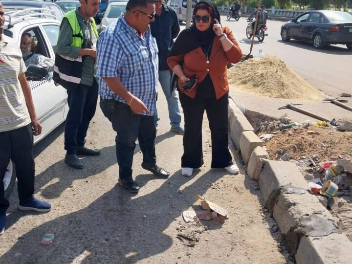 رئيس حى الأميرية : استعدال البلدوره وإصلاح الرصيف لكثره الحوادث بشارع الكابلات