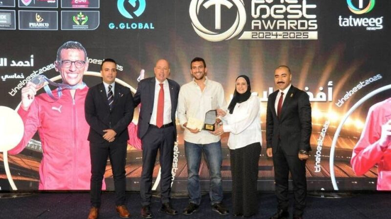 أحمد الجندي يفوز بجائزة أفضل لاعب فردي في استفتاء الأفضل