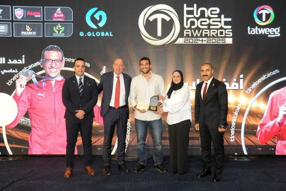 أحمد الجندي يفوز بجائزة أفضل لاعب فردي في استفتاء الأفضل