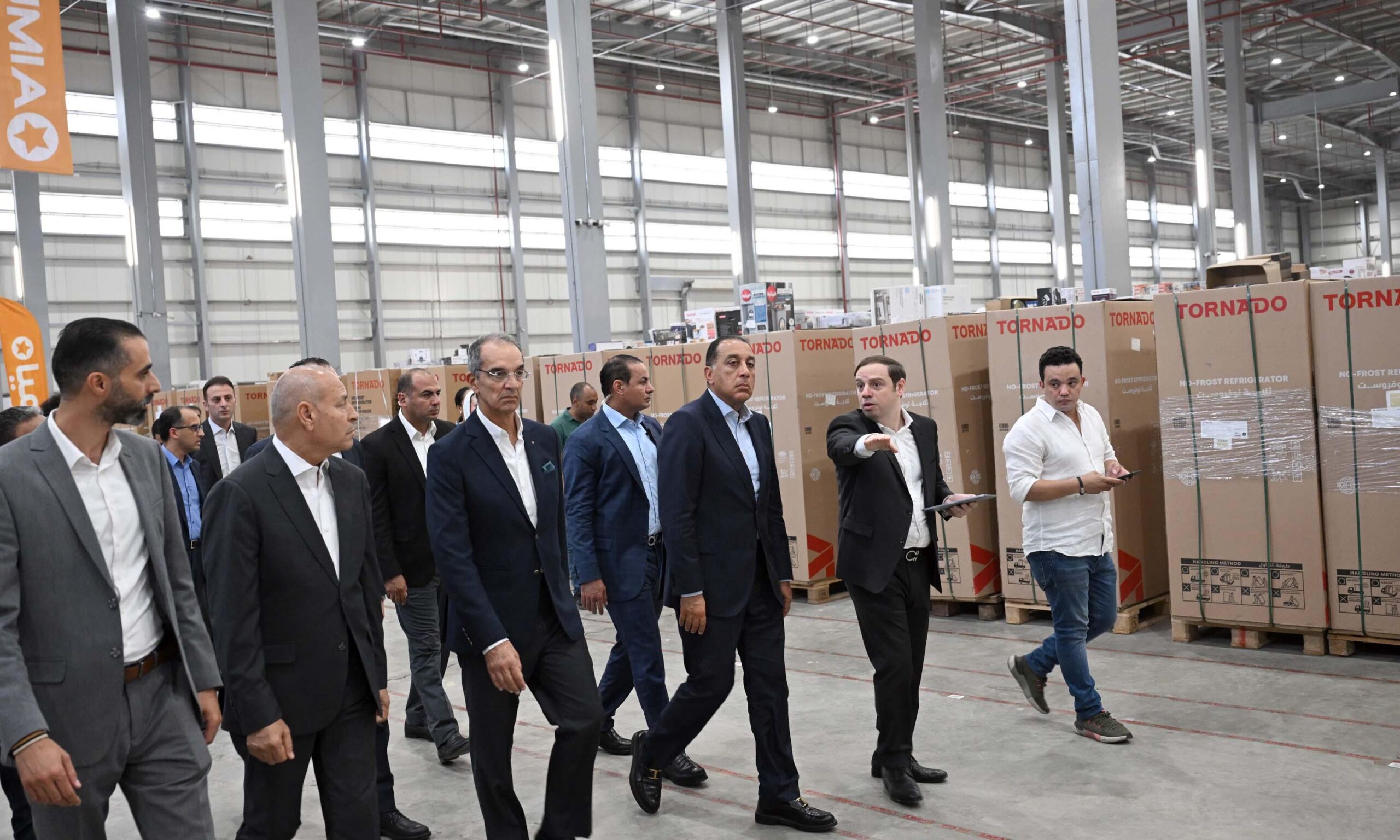 رئيس مجلس الوزراء يشهد افتتاح أكبر مستودع لشركة جوميا مصر والمُصمم بأحدث التقنيات