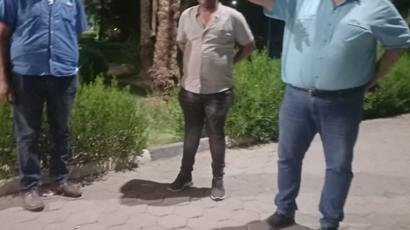 رئيس حى مصر الجديدة يتابع انتهاء الاعمال الجارية (طبقة سطحية اسفلتية) بشارع النزهة