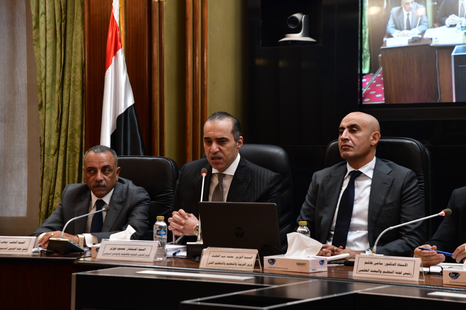 وزير التربية والتعليم يواصل مناقشة تفاصيل مشروع تعديل قانون التعليم أمام لجنة التعليم والبحث العلمي بمجلس النواب