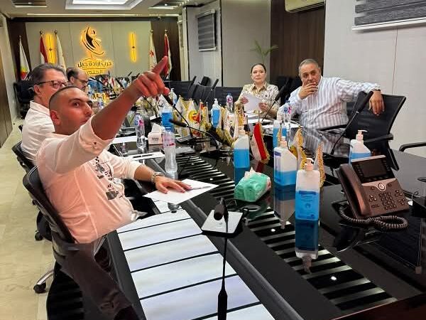 لجنة تلقي رغبات الترشح لانتخابات مجلس النواب 2025 بـ حزب إرادة جيل تواصل انعقادها