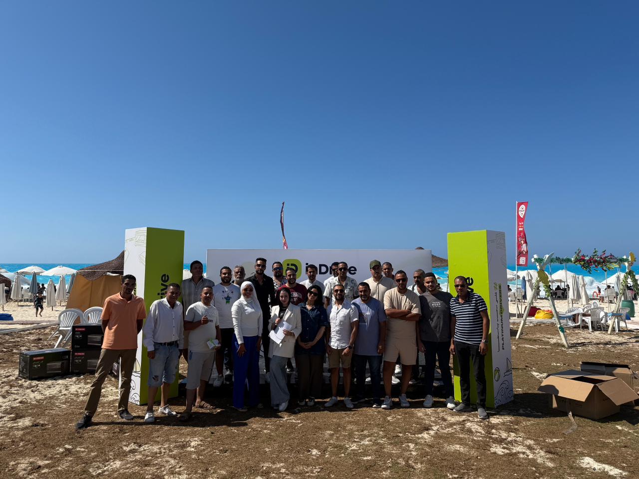 إندرايف تنظم احتفالية كبرى بالساحل الشمالي لتكريم السائقين الأكثر تميزًا خلال موسم الصيف