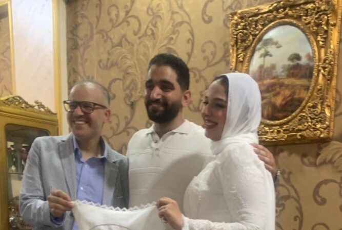 خيرالله يهنئ ال الجندي بعقد قران كريمتهم بزفتي