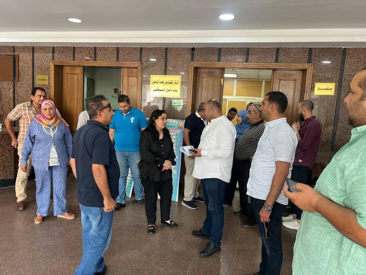 نائب محافظ القاهرة للمنطقة الشرقية تتفقد المركز التكنولوجي لحي شرق مدينة نصر لمتابعة سير الأعمال