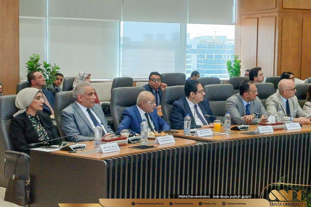 رئيس جامعة طنطا  يشارك في الاجتماع الدوري لمجلس الجامعات الاهلية