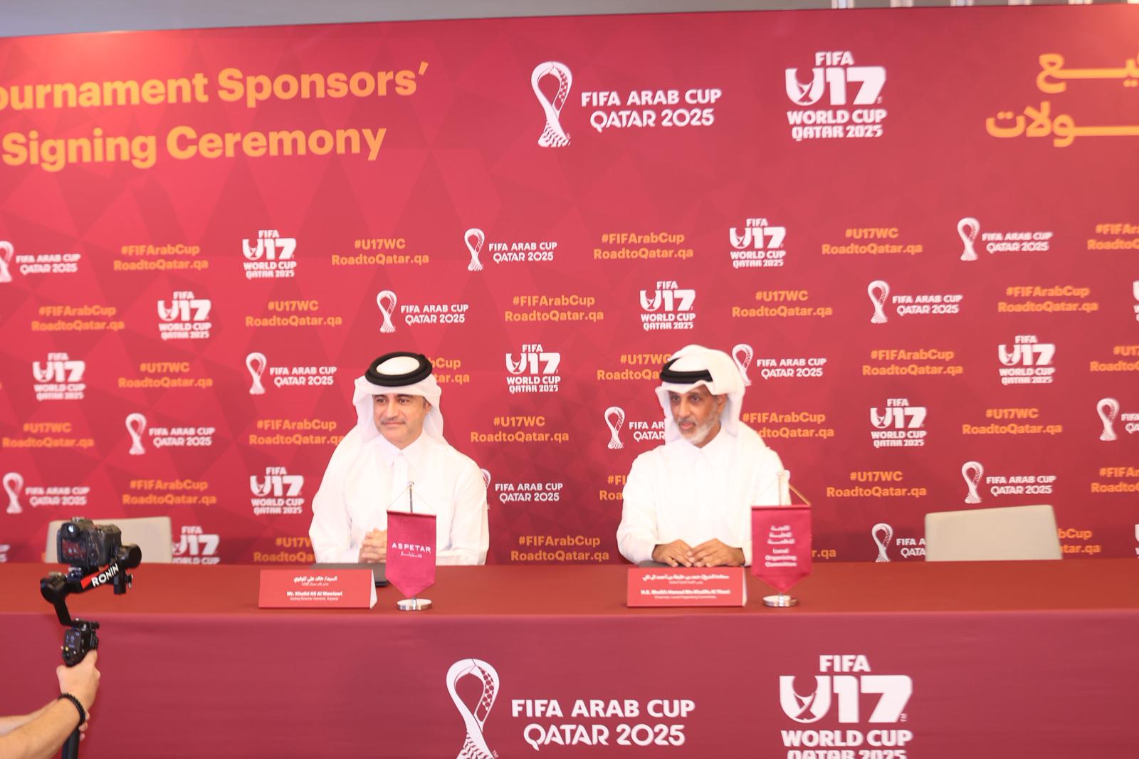 الإعلان عن رعاة بطولة كأس العرب FIFA قطر 2025™️ وكأس العالم تحت 17 سنة FIFA قطر 2025™️