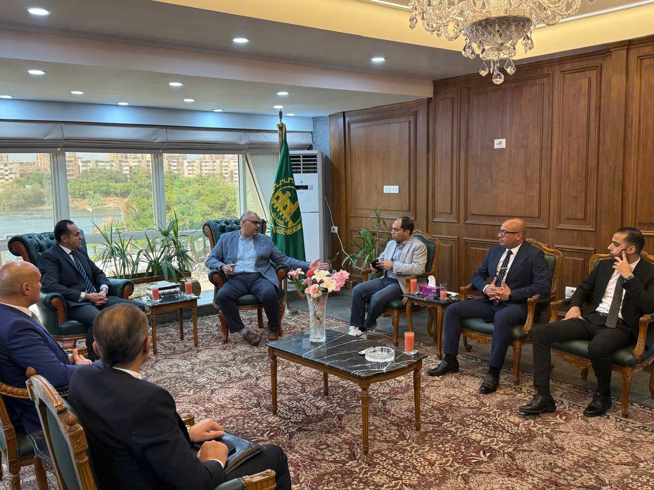 تعاون بين شركة استادات ومحافظة القليوبية لتعزيز التعاون المجتمعي والرياضي