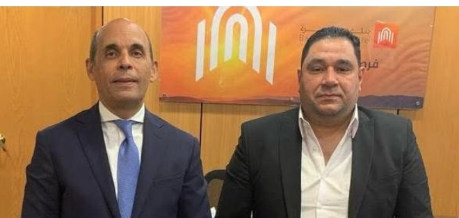 السيد خيرالله يشاطر المصرفي طارق فايد الرئيس التنفيذي للمصرف المتحد في وفاة والدته