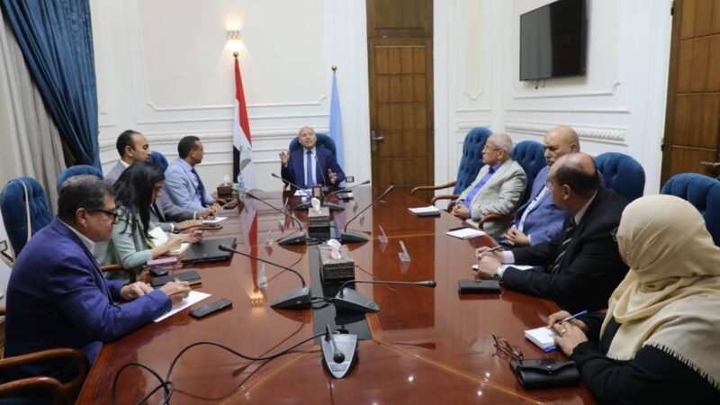 محافظ القاهرة يلتقي مدير مكتب الأمم المتحدة للمستوطنات البشرية UN Habitat  بمصر