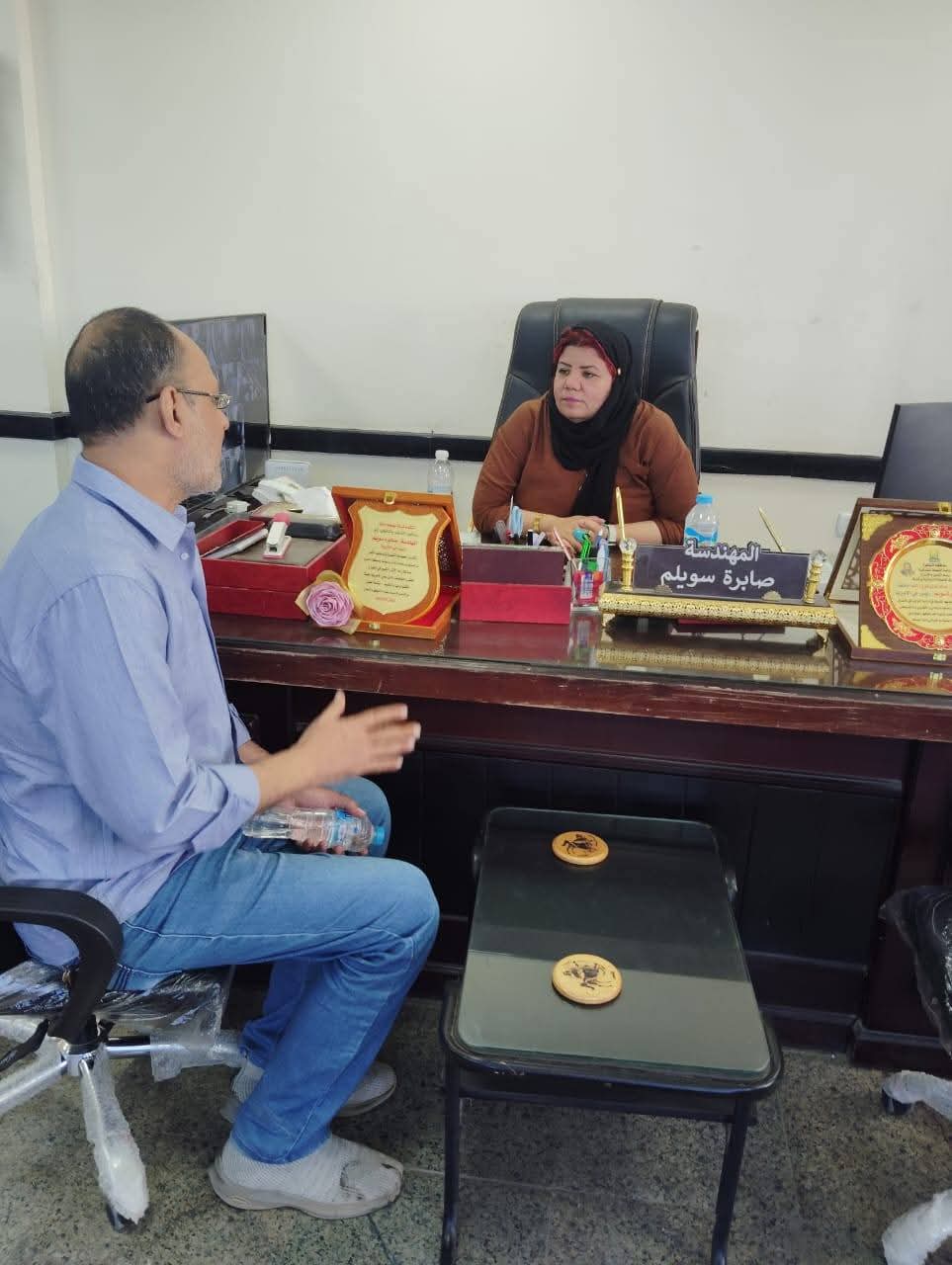 رئيس حي الأميرية توجه بضرورة التواصل مع المواطنين للمشاركة والنهوض والارتقاء بالحي