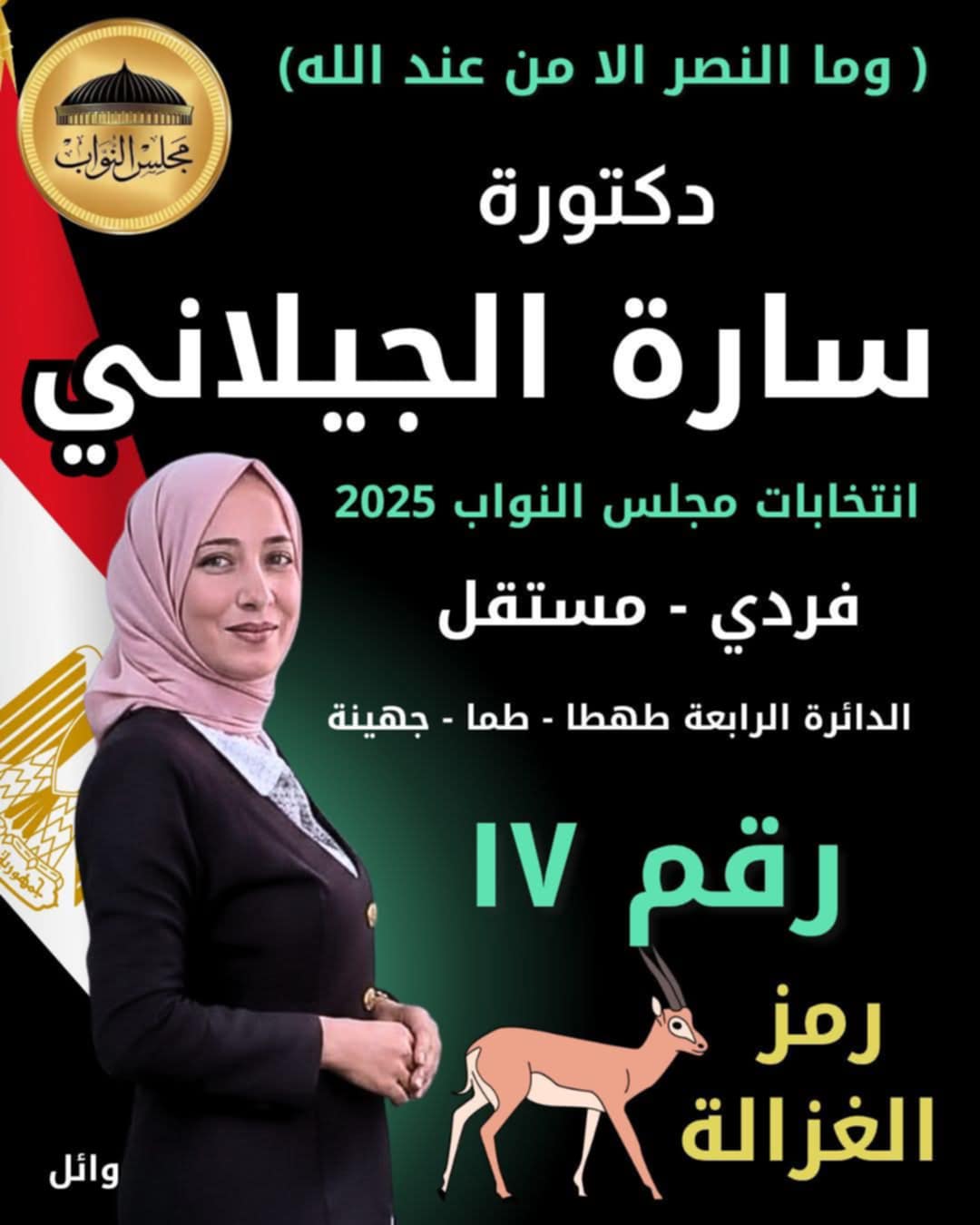 سارة الجيلاني مرشحة الغلابة …الشارع السوهاجي وثق بها وحملها همومه….خطتها ورؤيتها طموحة لخدمة الوطن والمواطن