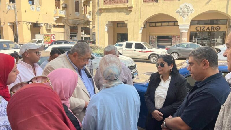 نائب محافظ القاهرة للمنطقة الشرقية لمتابعة أعمال تطوير شارع إبراهيم بمنطقة الكوربة بمصر الجديدة