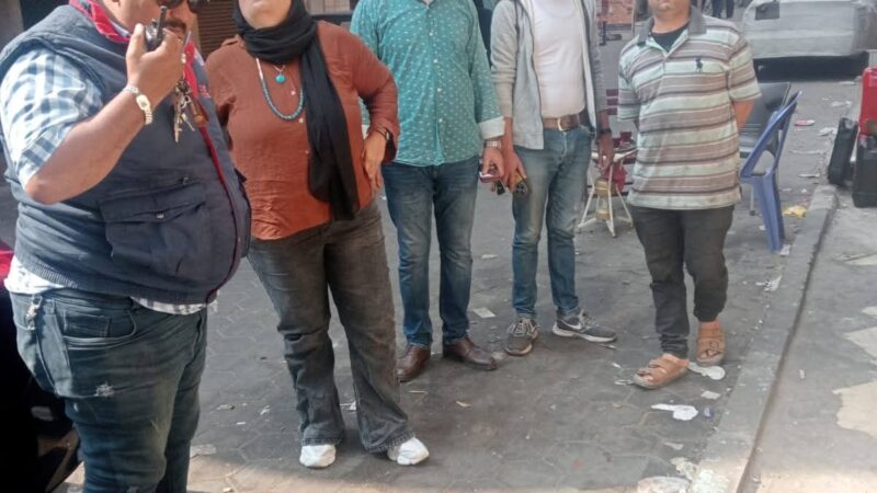 رئيس حى الأميرية تقود حملة اشغالات بنطاق الحى