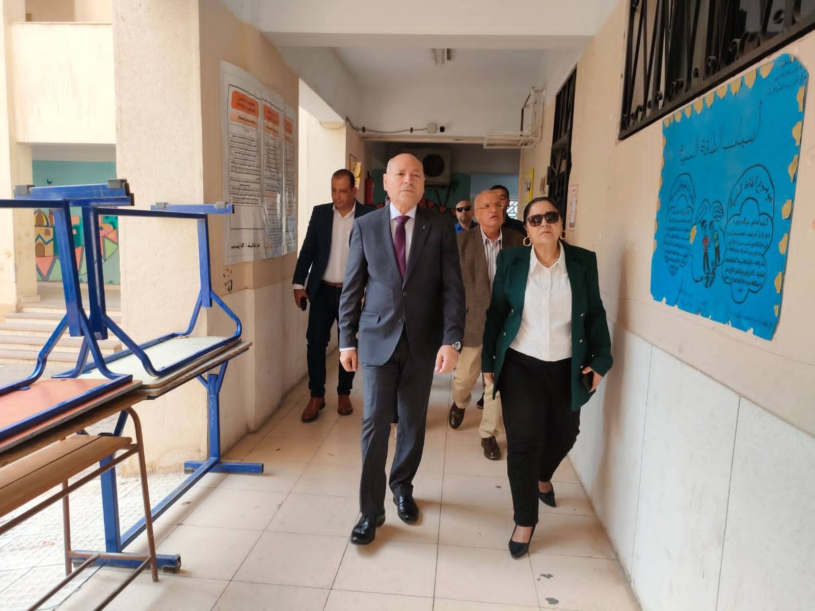 محافظ القاهرة يتفقد عددًا من اللجان المعدة لاستقبال الناخبين