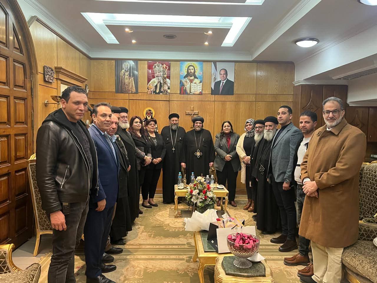 نائب محافظ القاهرة للمنطقة الشرقية تزور كنيسة الشهيد مارجرجس بعين شمس للتهنئة بعيد الميلاد