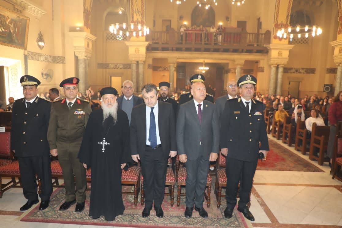 نائبًا عن رئيس مجلس الوزراء محافظ القاهرة يشهد احتفال الأرمن الأرثوذكس بعيد الميلاد