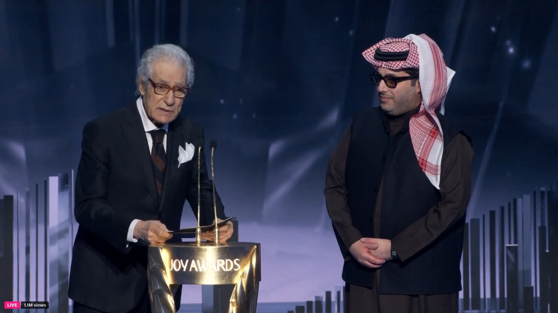 الاعلامى محمد فودة: تكريم فاروق حسني في Joy Awards رسالة تقدير لمصر وثقافتها