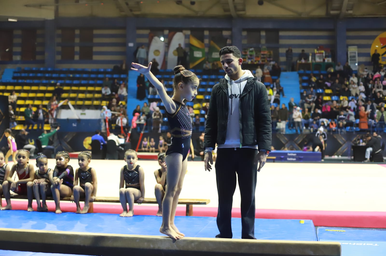 بيسان سعدون بطلة الجمهورية للجمباز تحت 6 سنوات