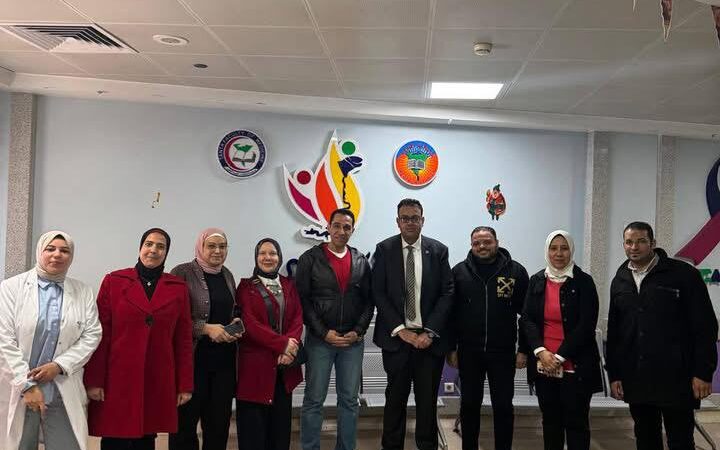 عميد طب طنطا يتفقد مستشفي سرطان الاطفال الجامعي  ( ٥٧٣٥٧ سابقا  )