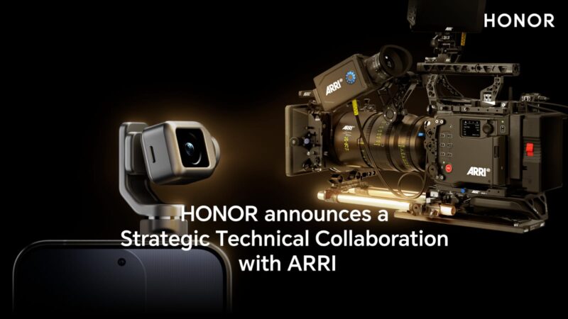 HONOR  و ARRI  تعلنان عن تعاون تقني رائد لإدماج علوم الصورة السينمائية في هواتف الجيل القادم