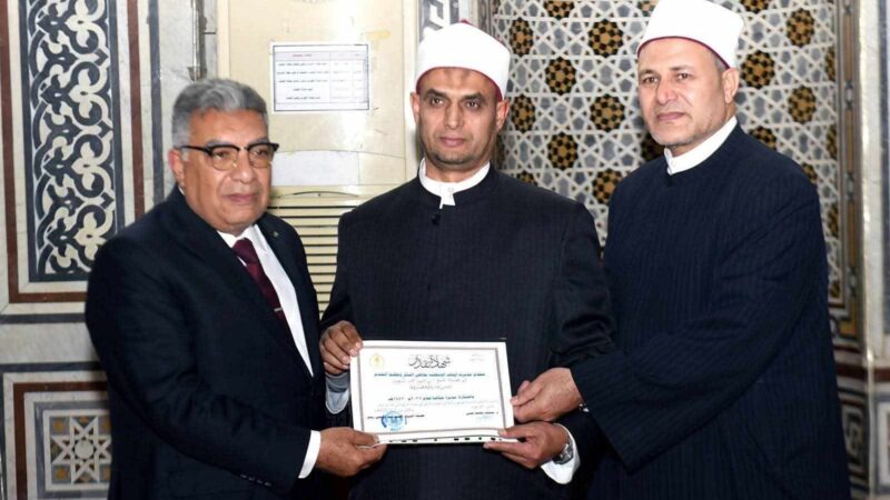 تكريم مستحق في ليلة القدر… الشيخ إبراهيم السعيد نموذج مضيء للدعوة والعمل المخلص بالدقهلية