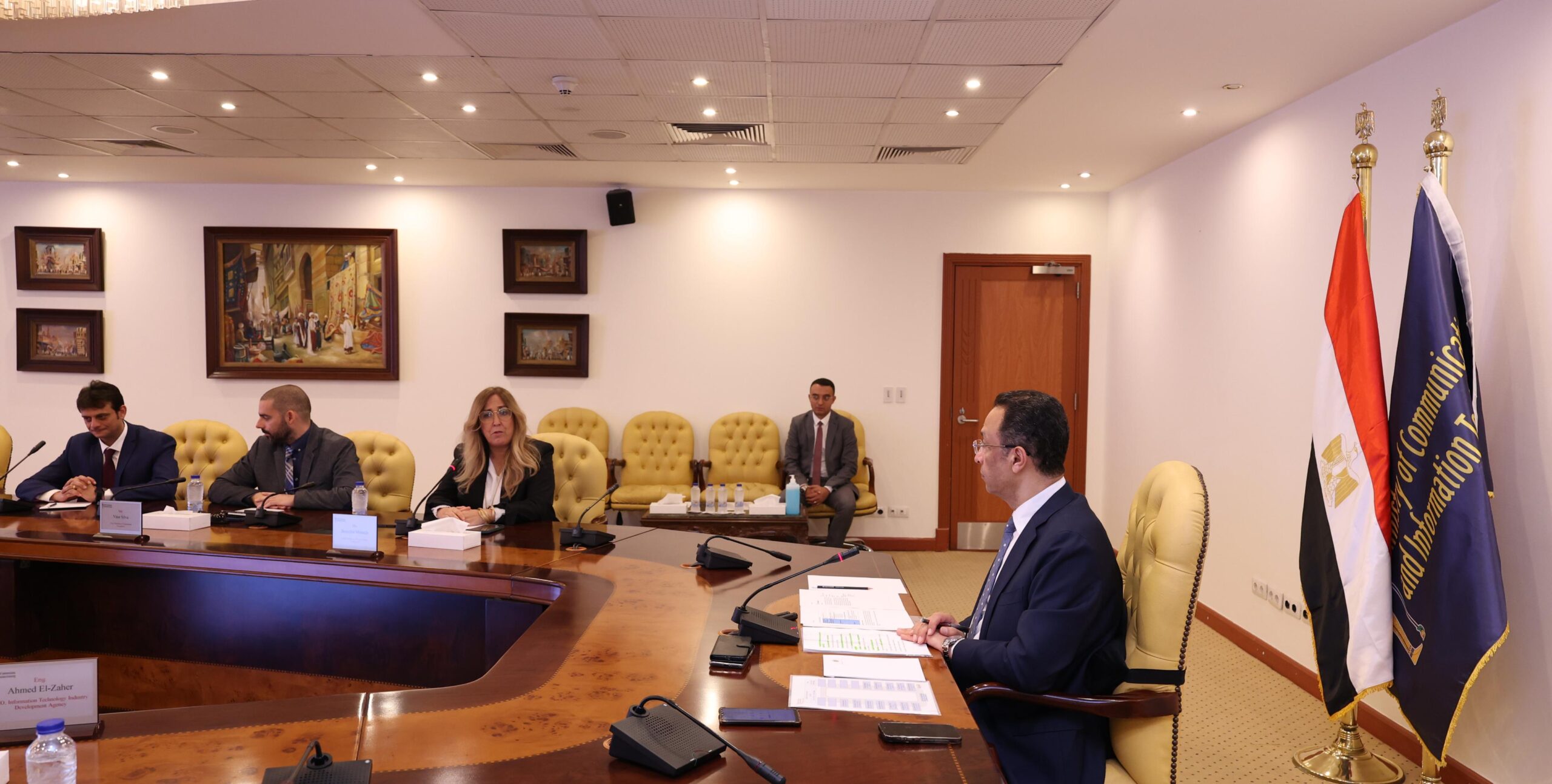 وزير الاتصالات يبحث مع شركة فاوندإيفر Foundever العالمية تعزيز استثماراتها وخططها التوسعية في مصر