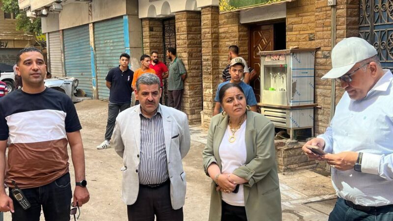 نائب محافظ القاهرة للمنطقة الشرقية تتابع إيقاف وإزالة بناء مخالف الحرفيين السلام أول