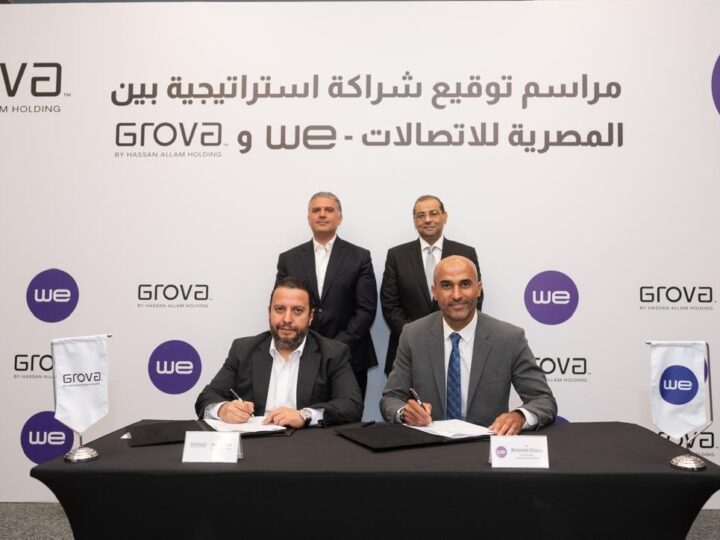المصرية للاتصالات WE توقّع مذكرة تفاهم مع “جروفا للتطوير العقاري” لتقديم حلول الاتصالات المتكاملة
