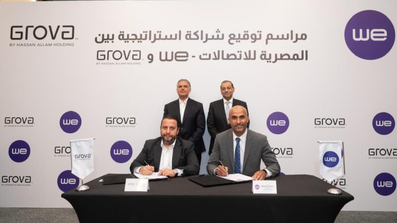 المصرية للاتصالات WE توقّع مذكرة تفاهم مع “جروفا للتطوير العقاري” لتقديم حلول الاتصالات المتكاملة