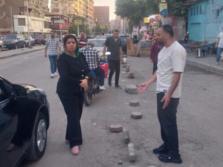 رئيس حى الأميرية تتابع استمرار جهوده الحى في رفع الإشغالات وإعادة الانضباط للشارع