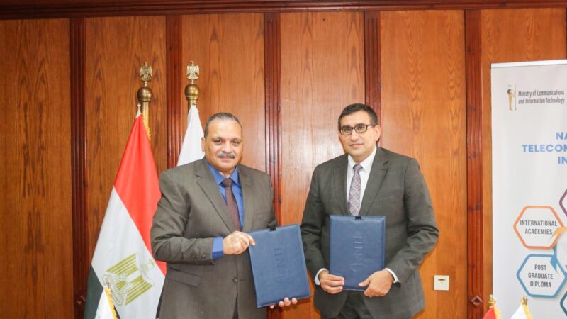 المعهد القومي للاتصالات (NTI) وجامعة بنها الأهلية يوقعان بروتوكول تعاون لبناء القدرات الرقمية لطلاب الجامعة