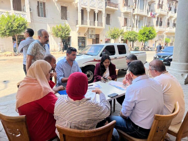 نائب محافظ القاهرة للمنطقة الشرقية تتابع  تطوير شارع إبراهيم باشا الكوربة مصر الجديدة