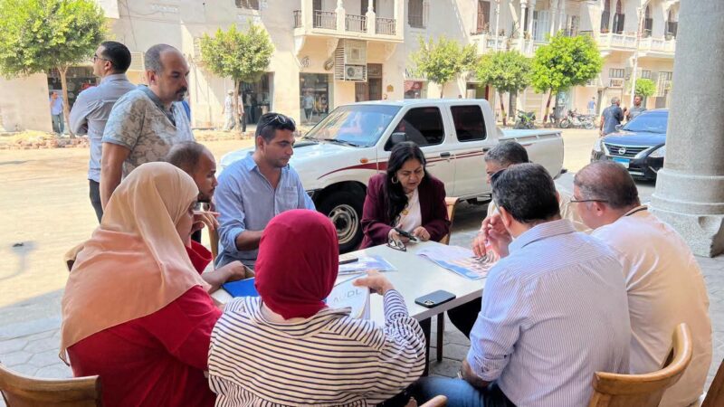 نائب محافظ القاهرة للمنطقة الشرقية تتابع  تطوير شارع إبراهيم باشا الكوربة مصر الجديدة