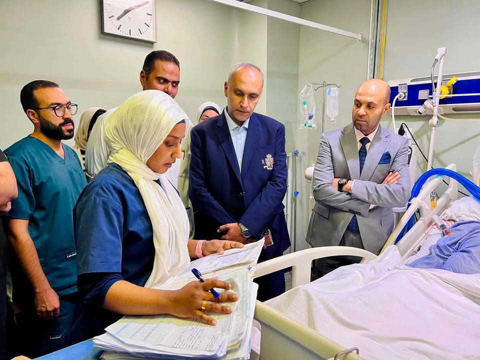 وكيل وزارة الصحة بالإسكندرية يتفقد مستشفى رأس التين النموذجي