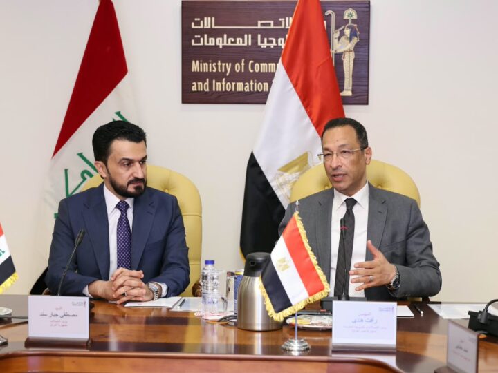 وزير الاتصالات يبحث مع نظيره العراقي تعزيز التعاون في مجالات التحول الرقمي والبنية التحتية الرقمية