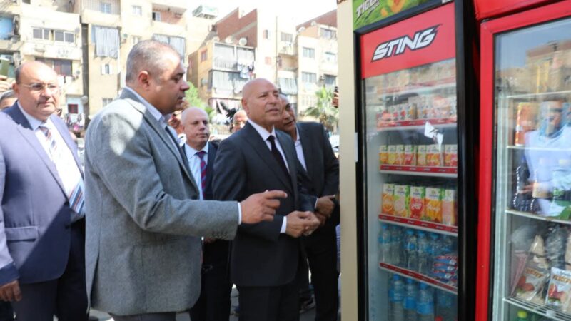 محافظ القاهرة يتفقد بدء تنفيذ منظومة الأكشاك الموحدة الجديدة بالمنطقة الشمالية