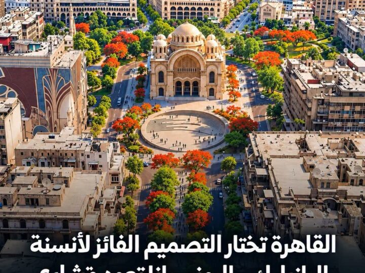محافظة القاهرة تعلن عن التصميم الفائز في مسابقة التصميم العمراني لأنسنة ميدان البازيليك