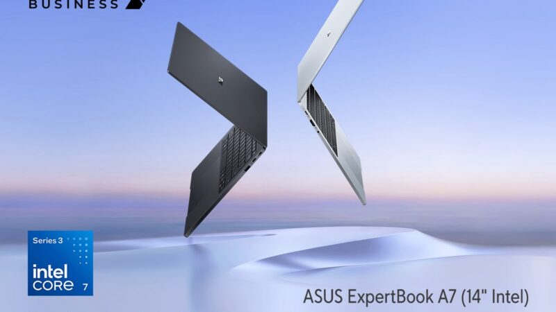 أسوس تكشف عن جهاز ExpertBook A7 فائق النحافة والمصمم لمواكبة متطلبات العمل أثناء التنقل